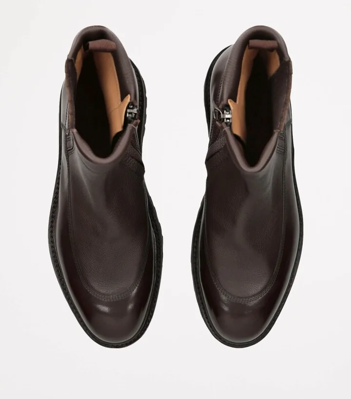 John Lobb Leather Ridge Ankle Boots - Image 4