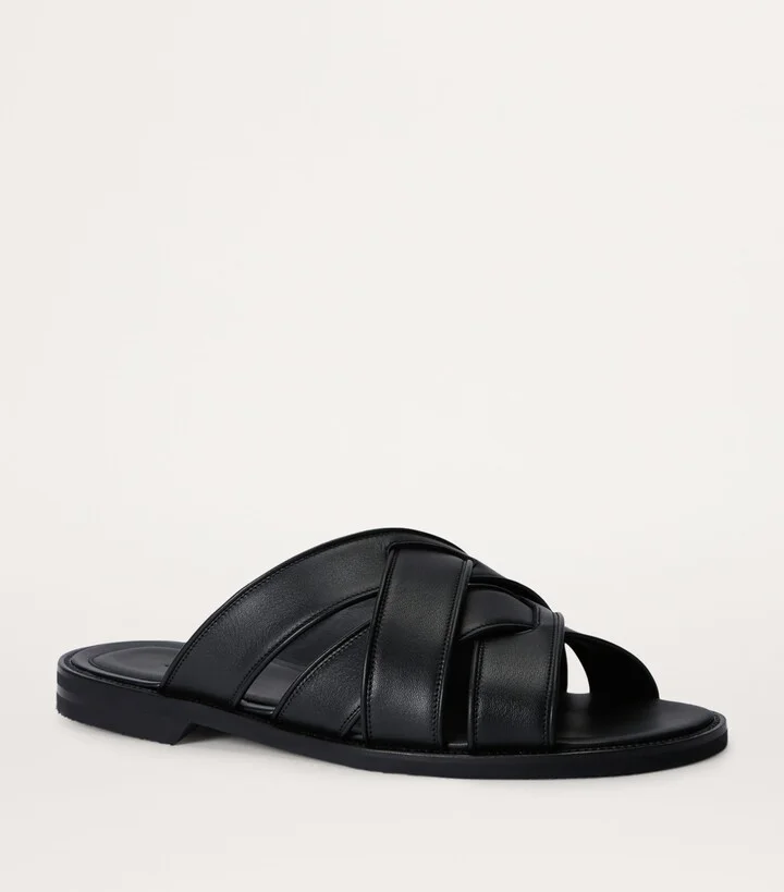 John Lobb Leather Samson Sandals - Image 4