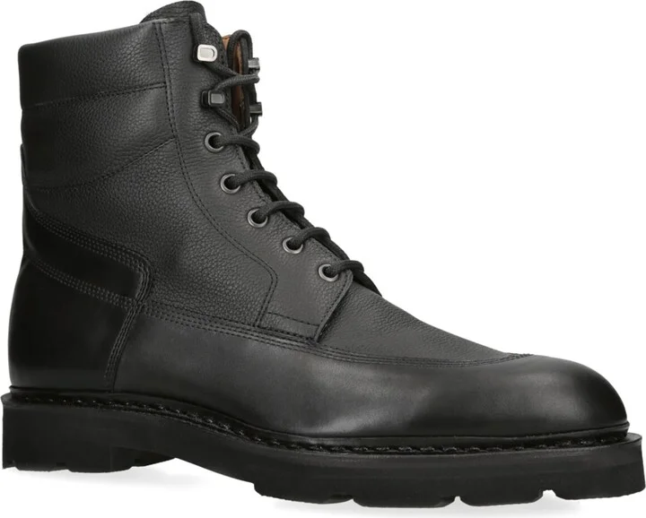 John Lobb Leather Weekend Boots - Image 3