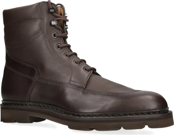 John Lobb Leather Weekend Boots - Image 3