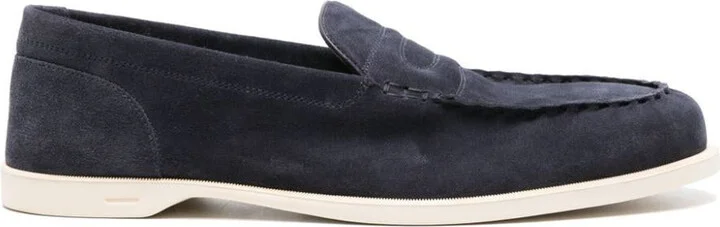 John Lobb Pace Suede Soft Casual Loafers Shoes