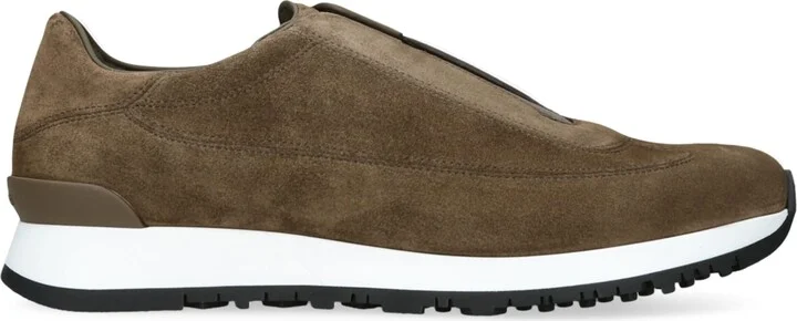 John Lobb Suede Lift Runner Sneakers
