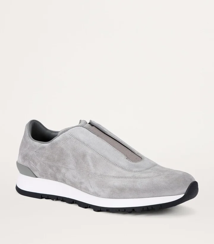 John Lobb Suede Lift Slip-On Sneakers - Image 3