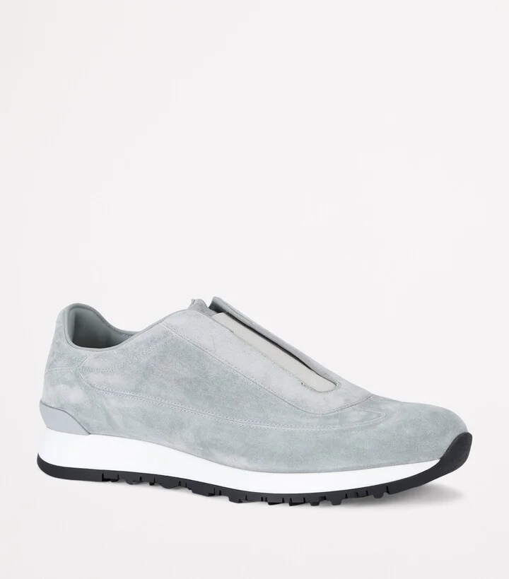 John Lobb Suede Lift Slip-On Sneakers - Image 3