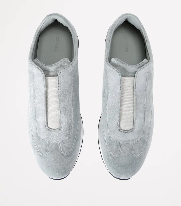 John Lobb Suede Lift Slip-On Sneakers - Image 4