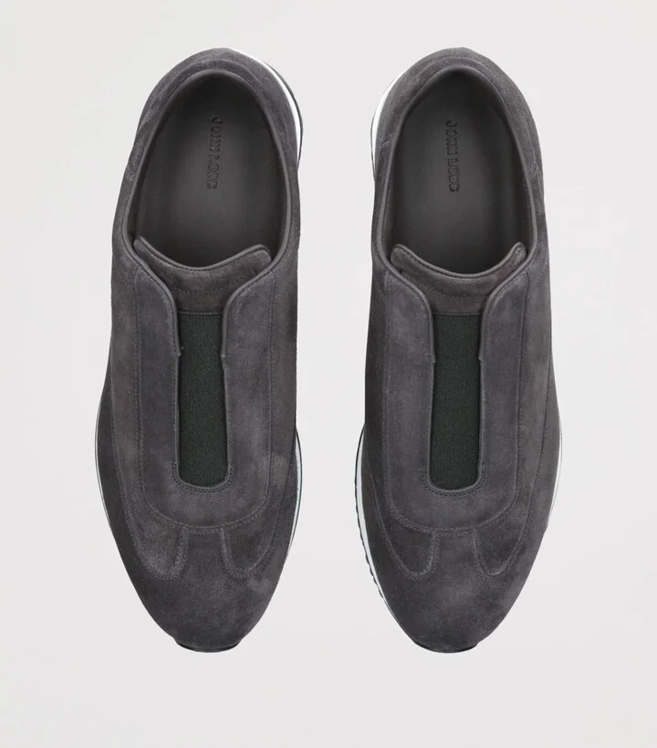 John Lobb Suede Lift Slip-On Sneakers - Image 4