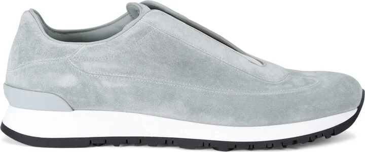 John Lobb Suede Lift Slip-On Sneakers