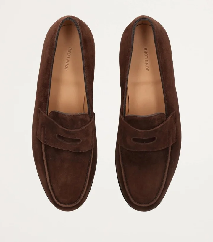 John Lobb Suede Lopez Loafers - Image 4