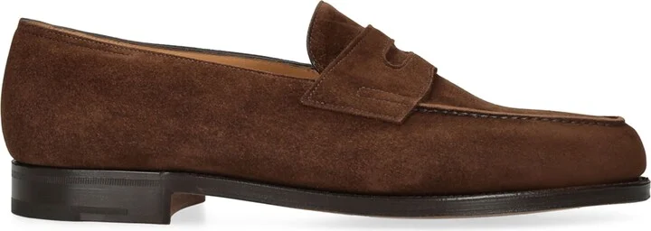 John Lobb Suede Lopez Loafers