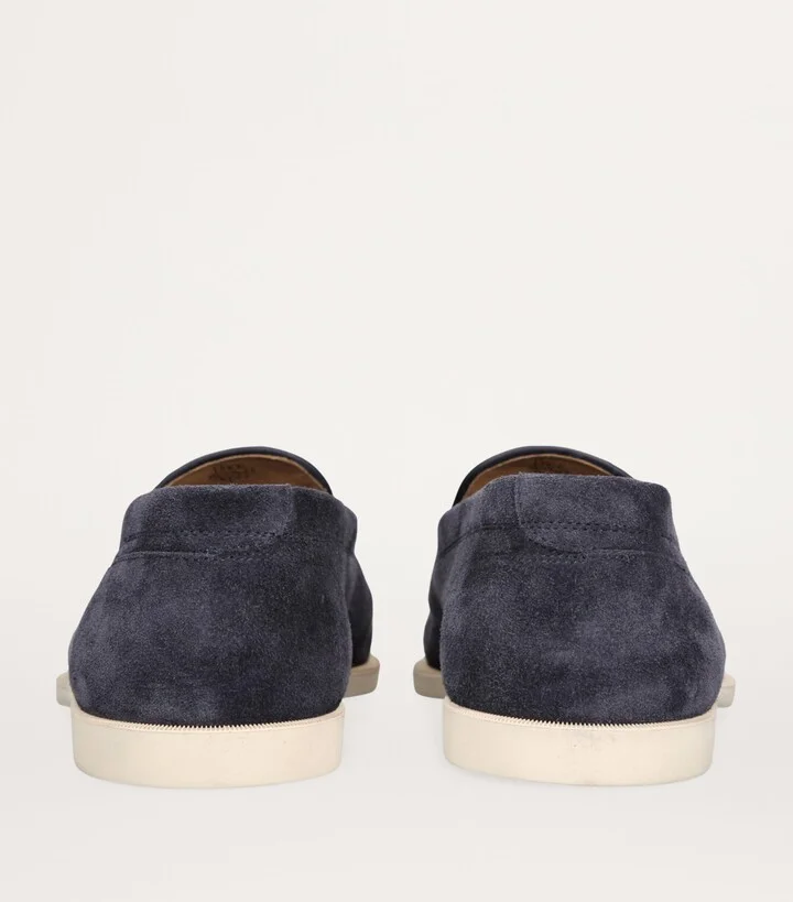 John Lobb Suede Pace Loafer - Image 2