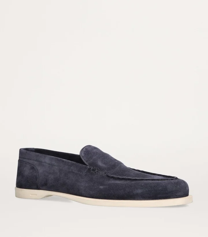John Lobb Suede Pace Loafer - Image 3