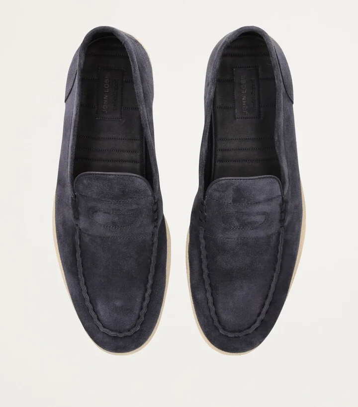 John Lobb Suede Pace Loafer - Image 4