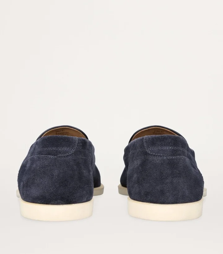 John Lobb Suede Pace Loafers - Image 2