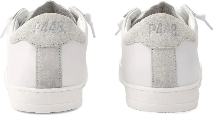 John perforated-logo leather sneakers - Image 3