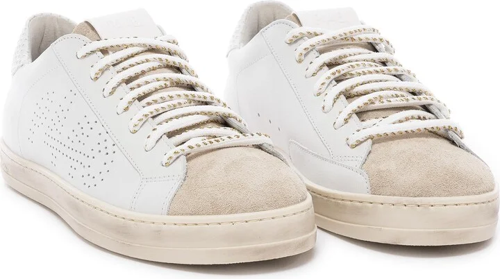 John White/ Gold Sneaker - Image 2