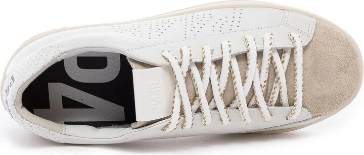John White/ Gold Sneaker - Image 5