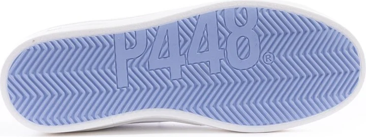 John White/ Purple Stripe Sneaker - Image 4