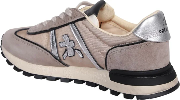 Johnlow Silver/beige Sneakers - Image 3