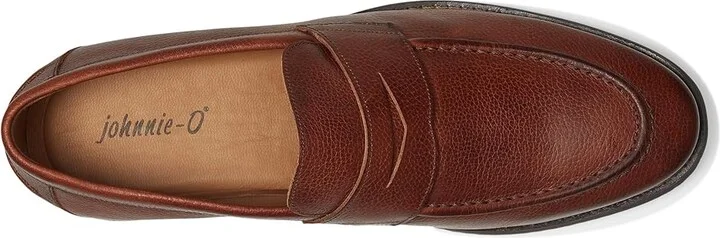 johnnie-O J-Flex Penny Leather Men's Lace-up Boots Mahogany : 9.5 M - Image 2