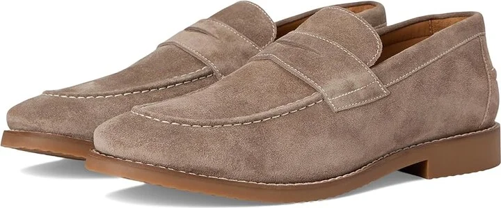 johnnie-O J-Flex Penny Suede Men's Lace-up Boots Stone : 10 M, Leather/Rubber/Suede