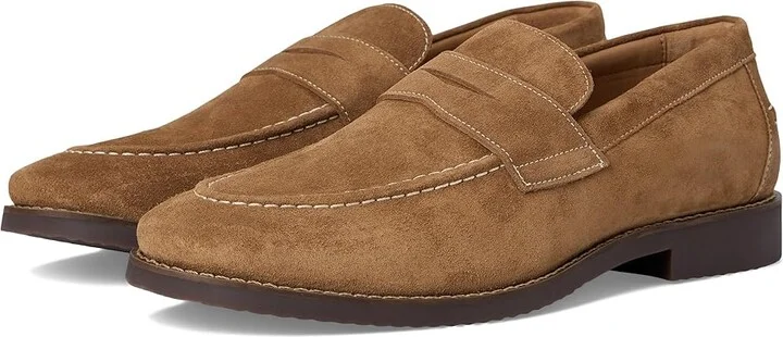 johnnie-O J-Flex Penny Suede Men's Lace-up Boots Whiskey : 8 M, Leather/Rubber/Suede