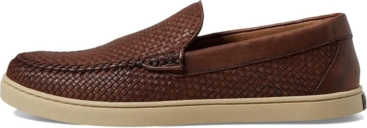 johnnie-O La Jolla Woven Men's Lace-up Boots Brown : 8 M, Leather - Image 6