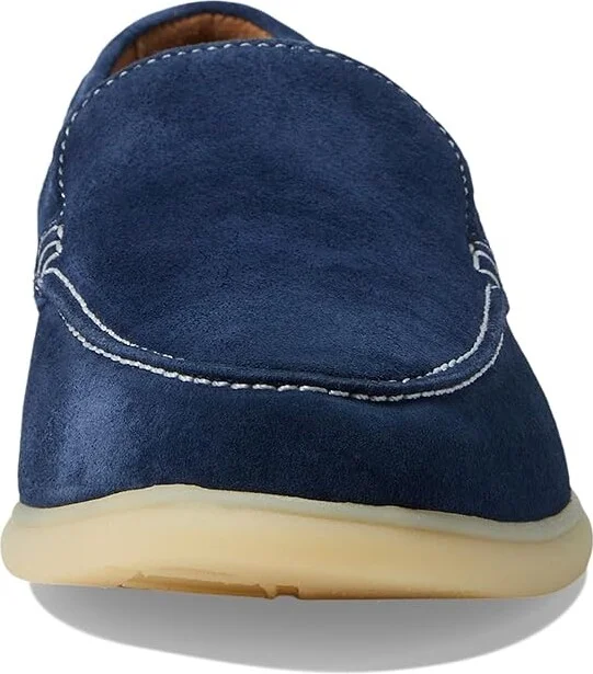 johnnie-O Malibu Moccassin 2.0 Men's Lace-up Boots Navy : 9 M, Suede - Image 5