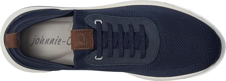 johnnie-O Prima Knit Men's Lace-up Boots Navy : 9 M, Leather - Image 2
