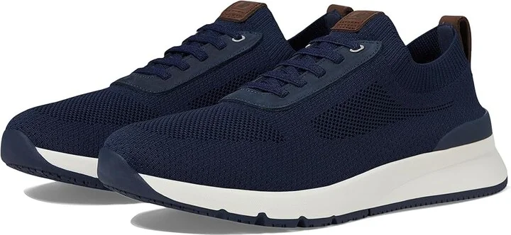 johnnie-O Prima Knit Men's Lace-up Boots Navy : 9 M, Leather