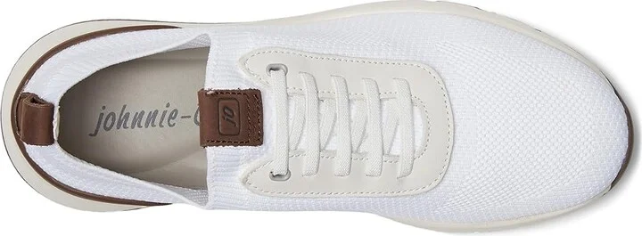 johnnie-O Prima Knit Men's Lace-up Boots White : 8 M, Leather - Image 2