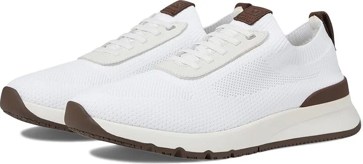 johnnie-O Prima Knit Men's Lace-up Boots White : 8 M, Leather