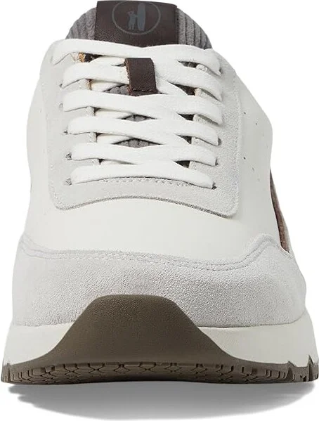 johnnie-O Prima Sneakers Men's Shoes White : 9.5 M, Leather/Rubber/Suede - Image 5