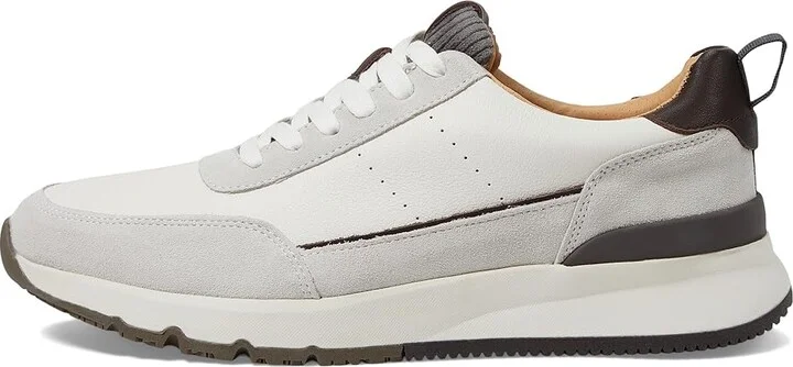 johnnie-O Prima Sneakers Men's Shoes White : 9.5 M, Leather/Rubber/Suede - Image 6
