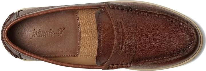johnnie-O Santa Monica Leather Men's Lace-up Boots Cognac : 9.5 M - Image 2