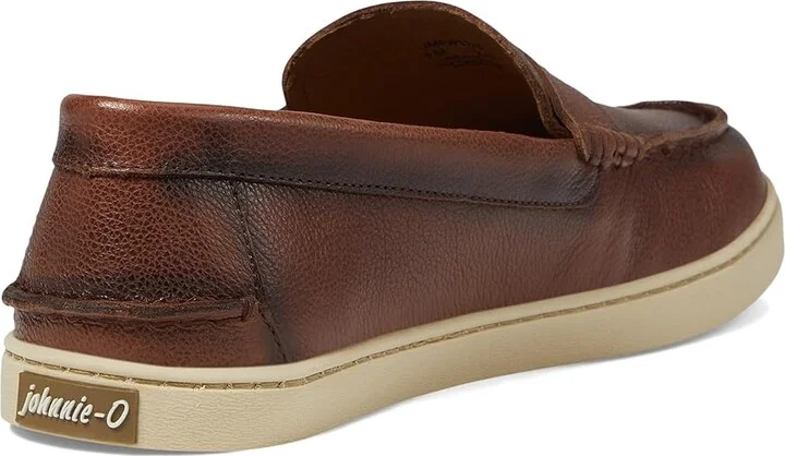 johnnie-O Santa Monica Leather Men's Lace-up Boots Cognac : 9.5 M - Image 4