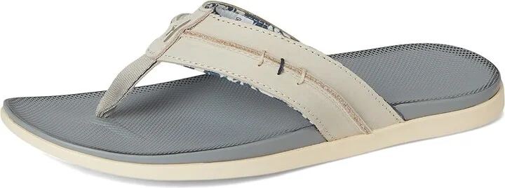 johnnie-O Starboard Sandal Men's Shoes Gray : 9 D - Medium, Leather - Image 5