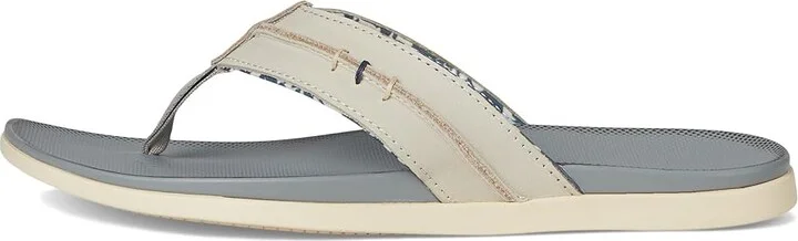 johnnie-O Starboard Sandal Men's Shoes Gray : 9 D - Medium, Leather - Image 6