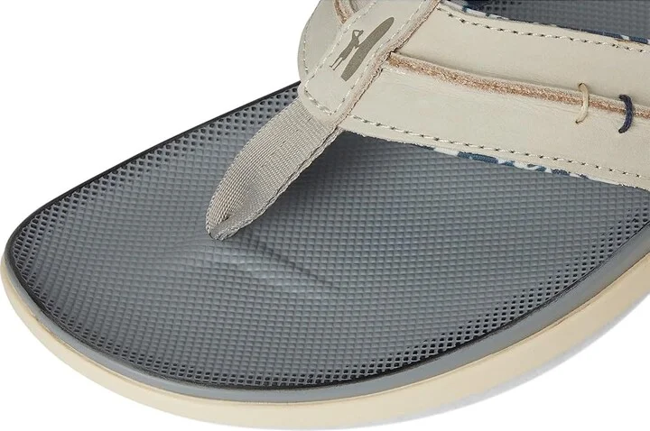 johnnie-O Starboard Sandal Men's Shoes Gray : 9 D - Medium, Leather - Image 7