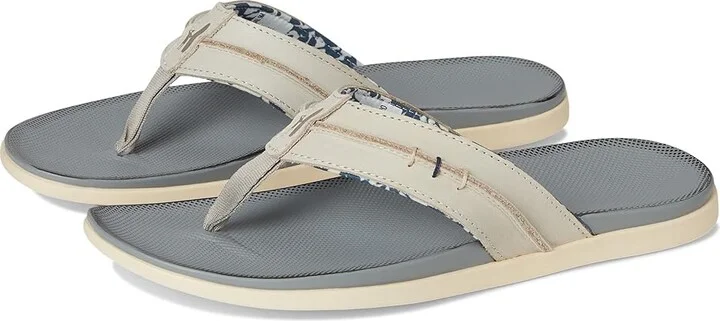 johnnie-O Starboard Sandal Men's Shoes Gray : 9 D - Medium, Leather