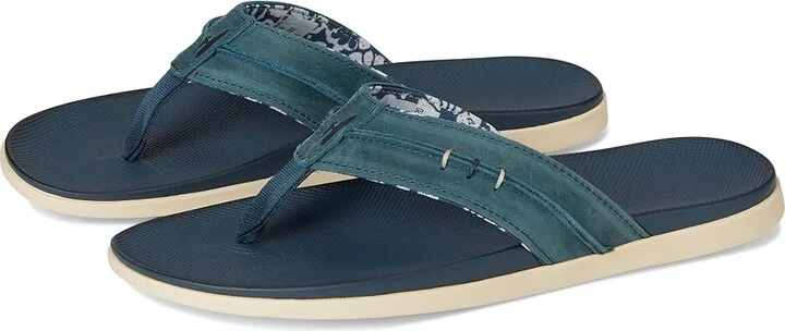 johnnie-O Starboard Sandal Men's Shoes Navy : 11 D - Medium, Leather