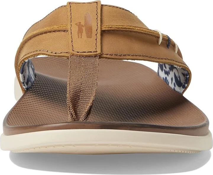 johnnie-O Starboard Sandal Men's Shoes Taupe : 8 D - Medium, Leather - Image 2