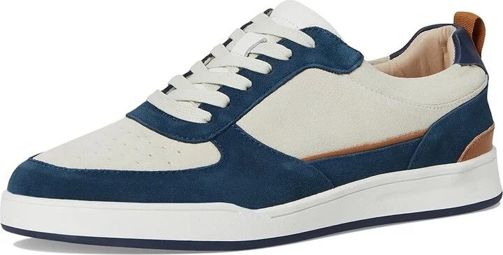 johnnie-O Topspin Court Men's Lace-up Boots Navy/White : 10 M, Leather - Image 5