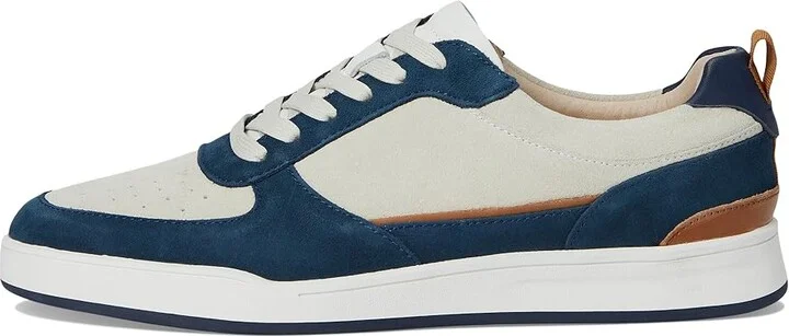 johnnie-O Topspin Court Men's Lace-up Boots Navy/White : 10 M, Leather - Image 6