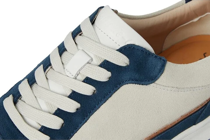 johnnie-O Topspin Court Men's Lace-up Boots Navy/White : 10 M, Leather - Image 7