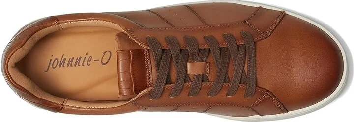 johnnie-O Topspin Oxford Men's Lace-up Boots Cognac : 9 M, Leather - Image 2