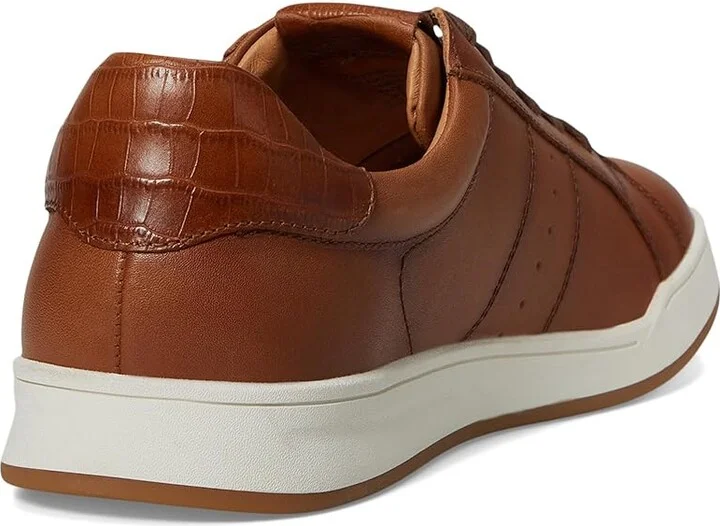johnnie-O Topspin Oxford Men's Lace-up Boots Cognac : 9 M, Leather - Image 4