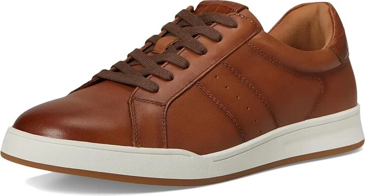 johnnie-O Topspin Oxford Men's Lace-up Boots Cognac : 9 M, Leather - Image 5