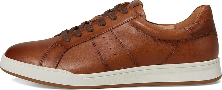 johnnie-O Topspin Oxford Men's Lace-up Boots Cognac : 9 M, Leather - Image 6