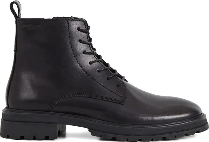 Johnny 2.0 lace-up zip combat boots