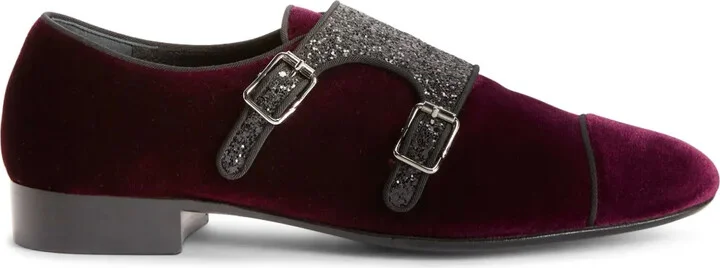 Johnny Crystal embellished monk-strap loafers
